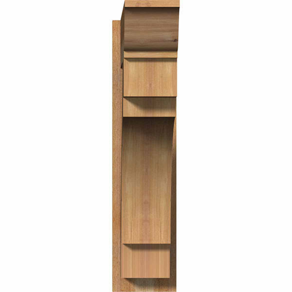8x22W x 30x22D x 34x22H Merced Rough Sawn Traditional Outlooker, Western Red Cedar W881432