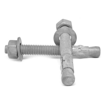 1/2 inch-13 x 4 1/4 inch Coarse Thread Wedge Anchor Hot Dip Galvanized Steel Pk 50 T72343