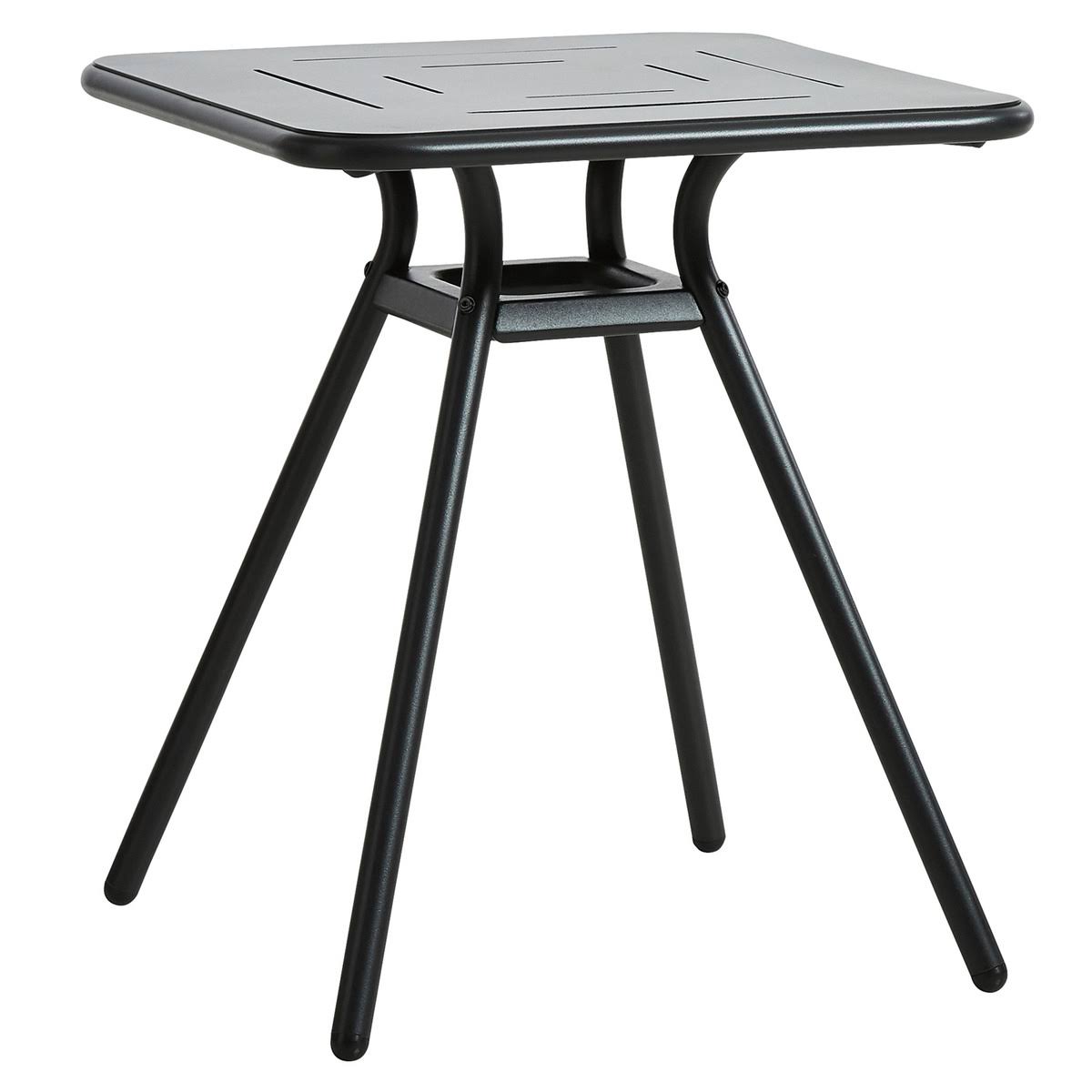 Charcoal Café Table Square O61939
