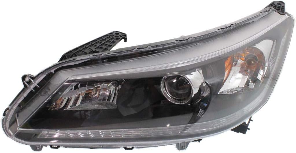 Honda Accord Headlight Assembly 2013 2014 Pair Halogen F129