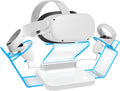 Charging Dock for Oculus Quest 2 Headset and Controllers with LED Lights, Rechargeable Batteries and Charger Cable Pack of 2 V19918
