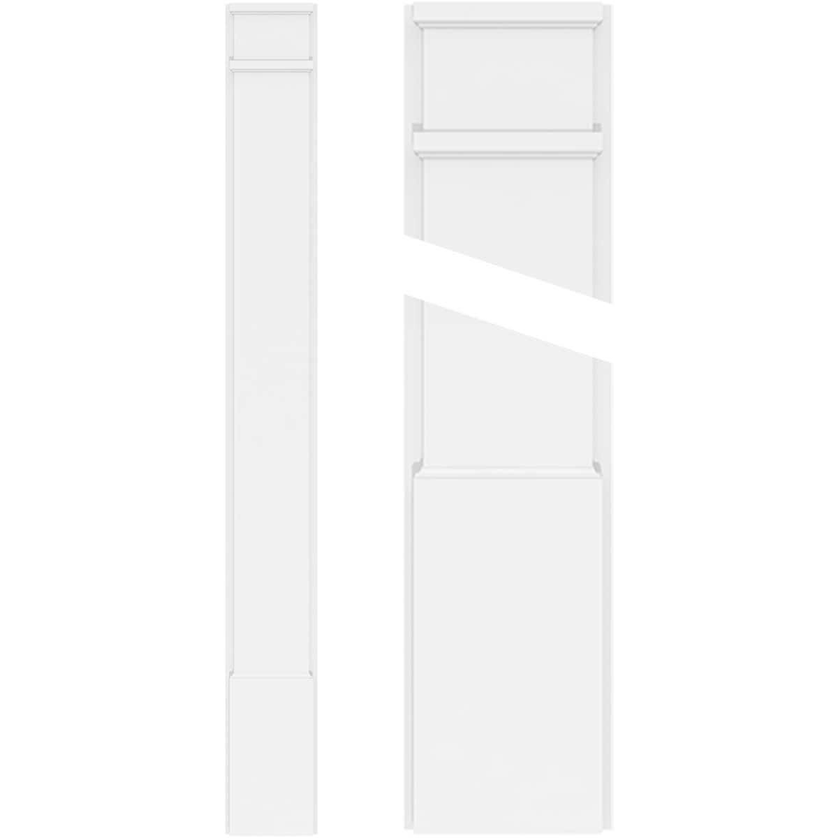 Plain PVC Pilaster (Pair) S255111