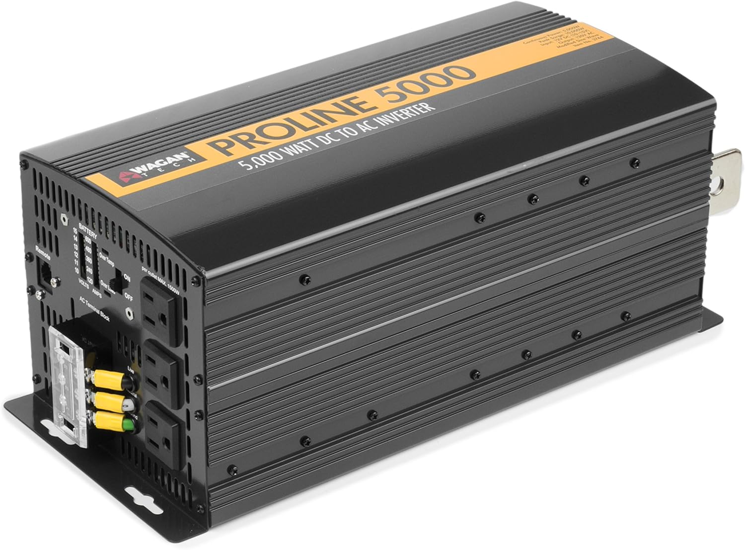 12V 5000 Watt Power Inverter with Remote Control, 10000 Watt Surge Peak T361833