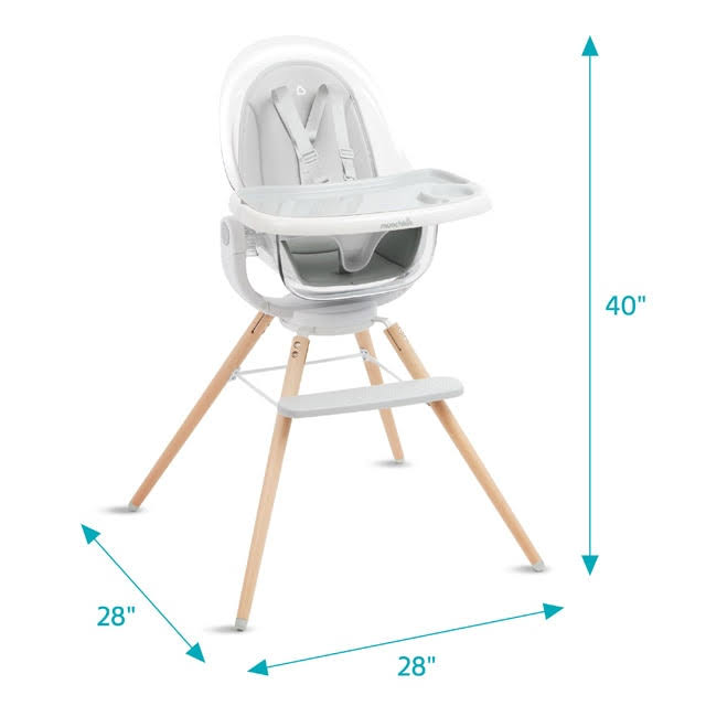 Clear Baby High Chair with 360° Swivel P163