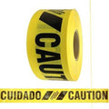 Caution/Cuidado Barricade Tape, 8 Roll Case, Yellow A6483