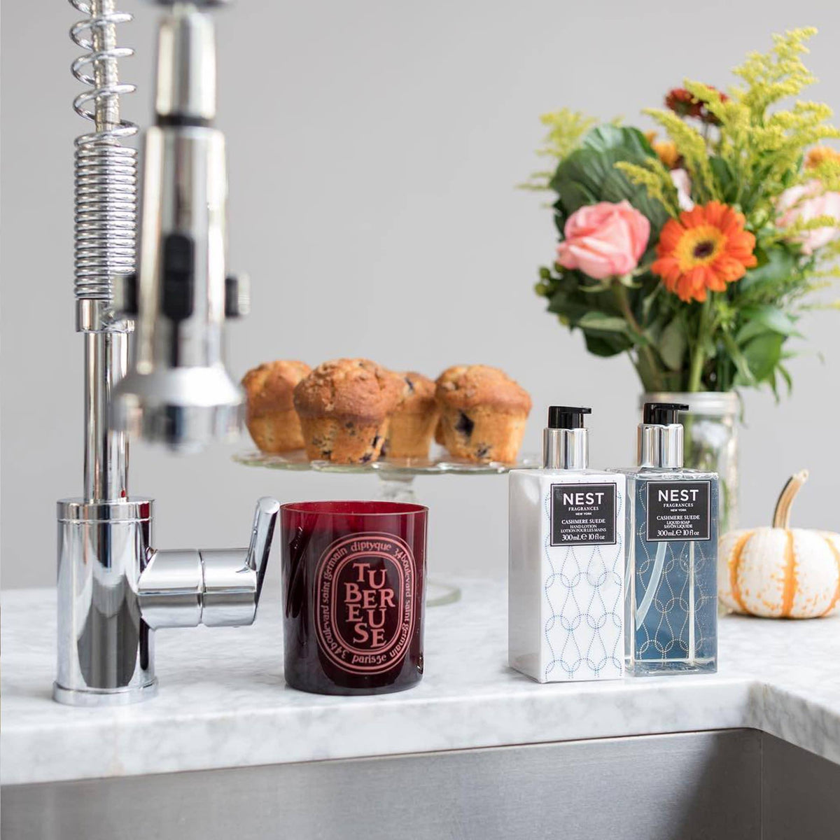 Red Tubereuse Candle I1619