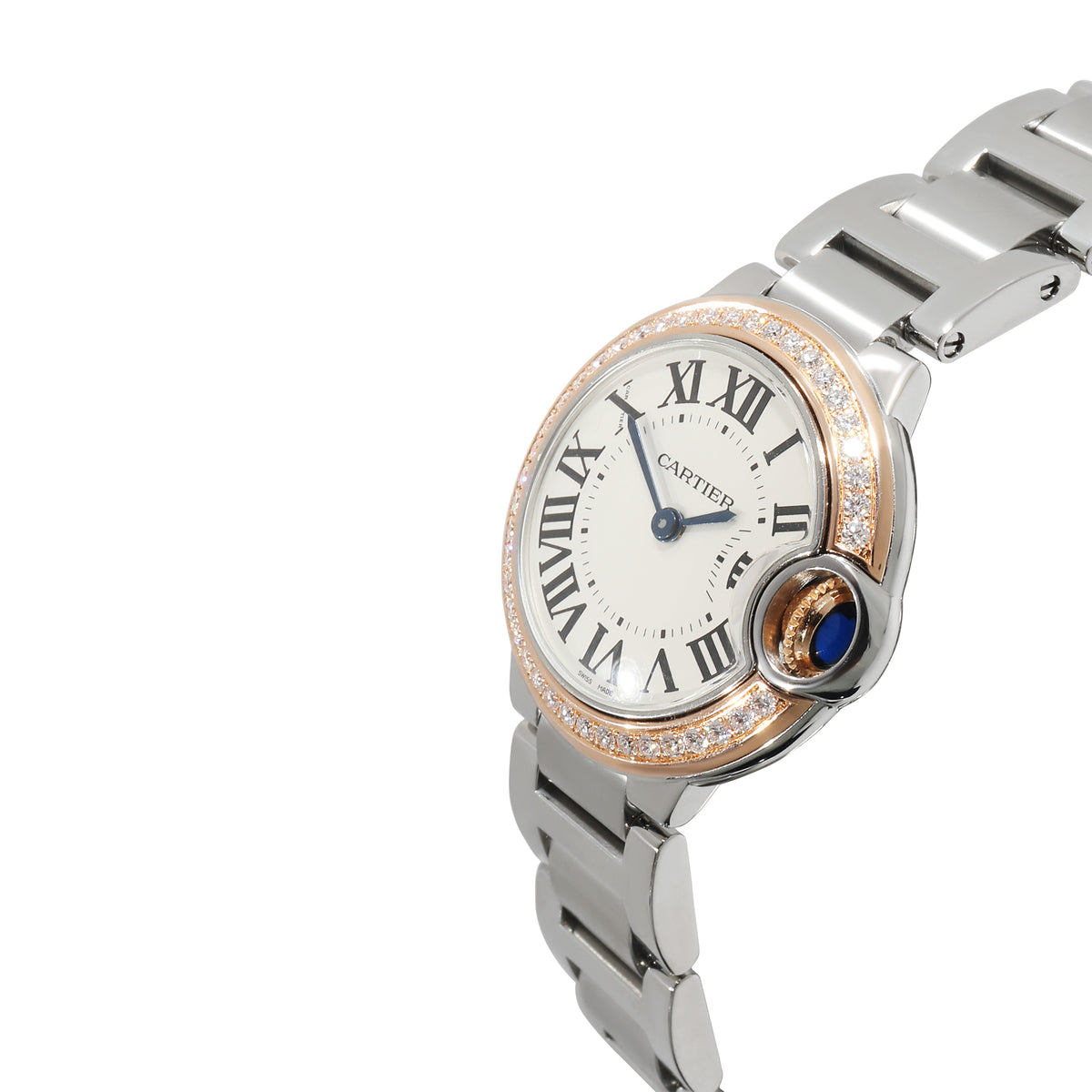 18kt Stainless Steel/Rose Gold Women's Watch Y447