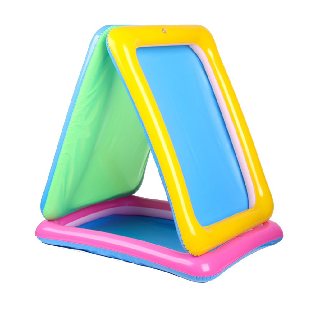 Sand Tray Outdoor Beach Kids Toys Storage Inflatable Pad Box Tray Y5351