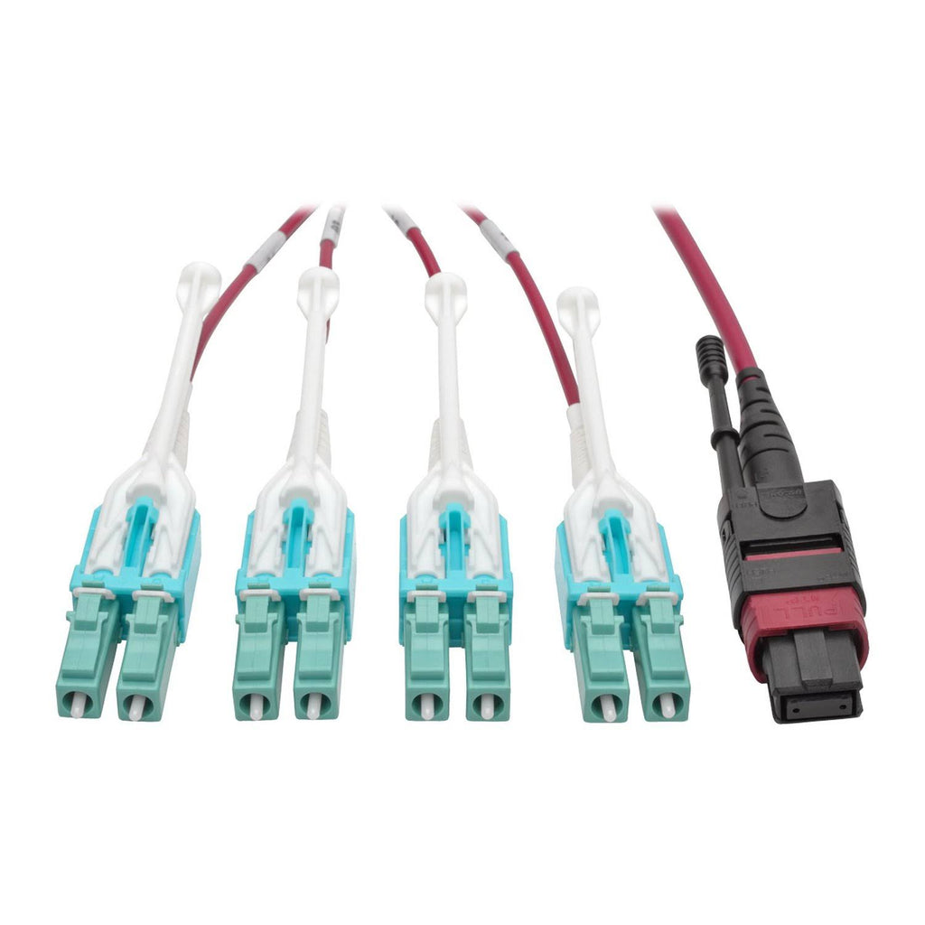 OM4 Fiber Optic Patch Cable 3.3 ft Magenta J515