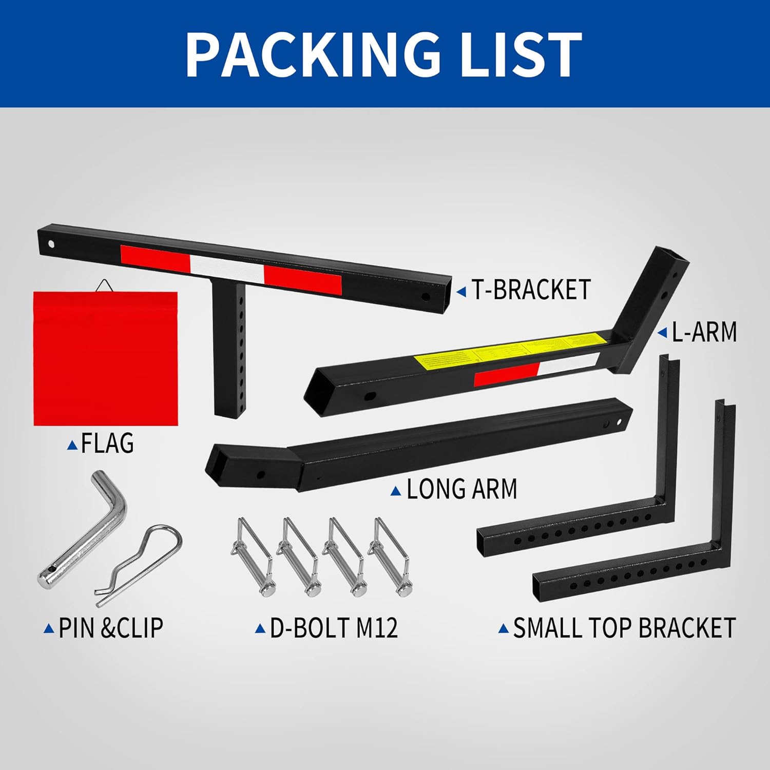 Pickup Truck Bed Extender, Heavy Duty Steel Hitch Mount Q428