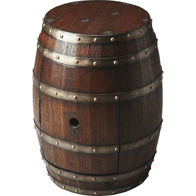 Barrel End Table Z385