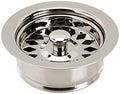 Polished Nickel Disposal Assembly L324