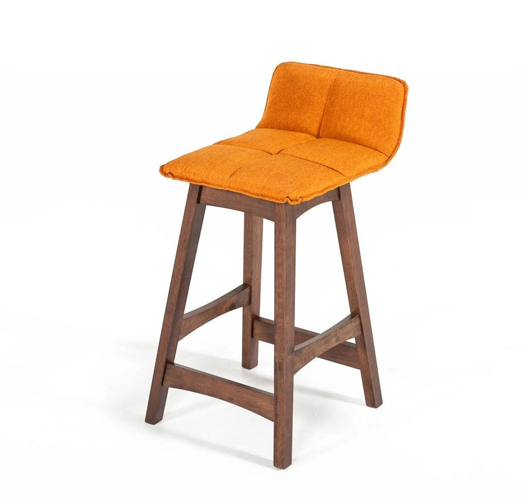 Orange Walnut Bar Stool (Set of 2) N3818