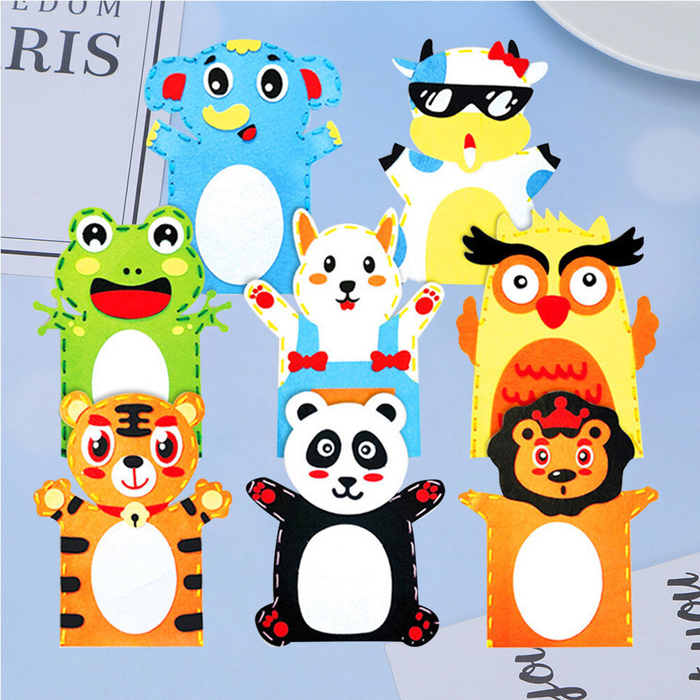 8PCS Creative DIY Doll Making Kit Fabric Weaving Educational Toys X8537