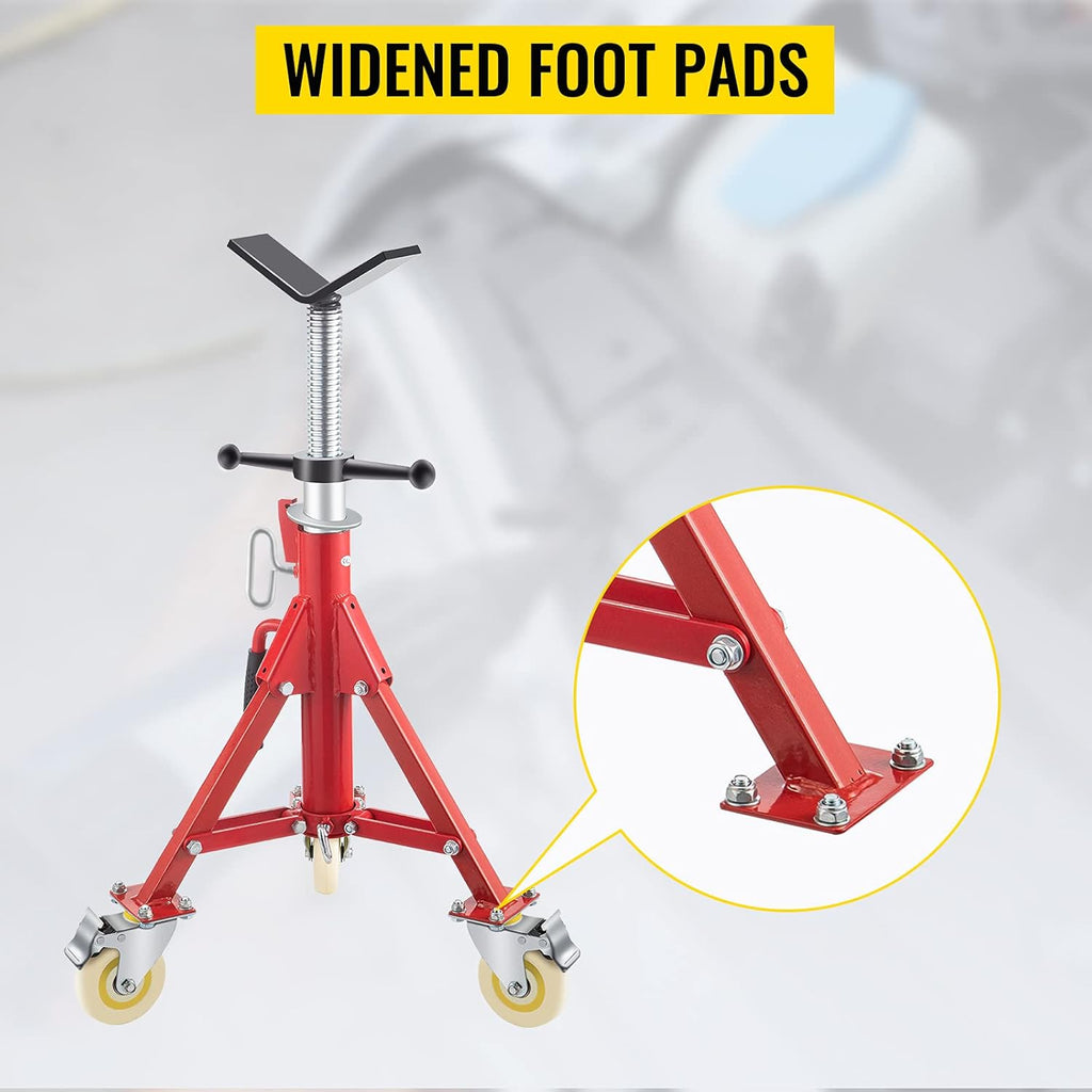 Adjustable Steel Pipe Stand with Casters T16788