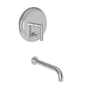 Satin Gold Tub and Shower Trim Plate with Handle J258