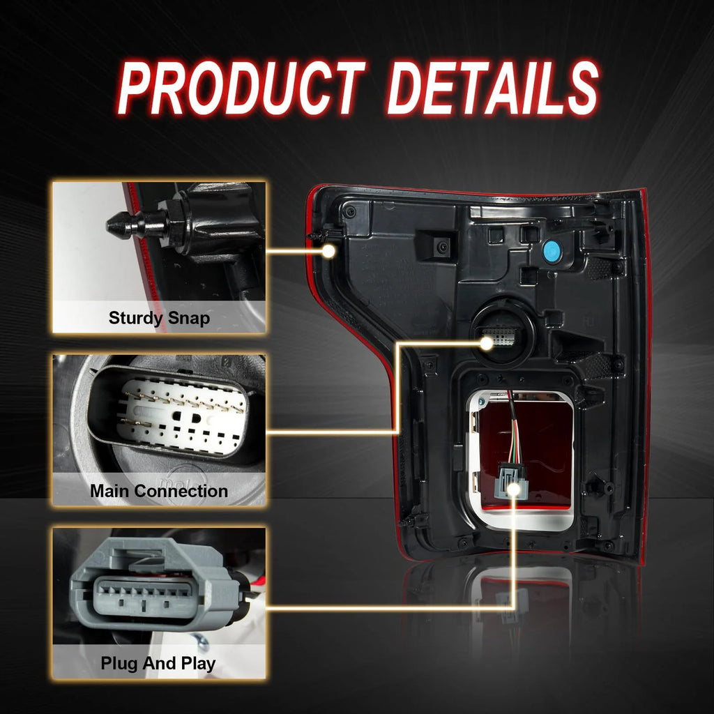 LED Tail Light RH/Passenger Side for Ford F150 D1762