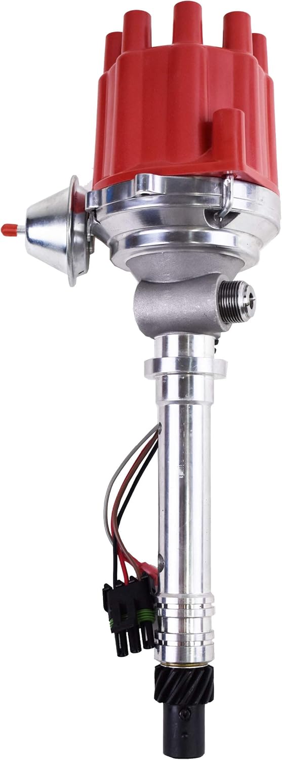 Ready to Run Distributor for Chevy Corvette V8 Engine, Blue Female Cap R558935