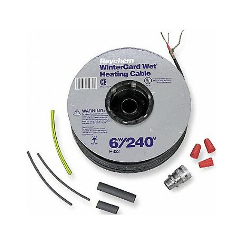 Cut-To-L Electric Heating Cable Kit, 100ft, 240V N952