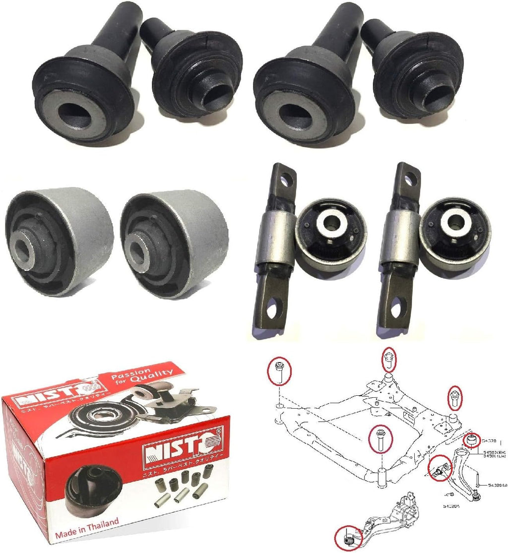 Rear Trailing Lower Control Arm Bushing For 2007-2018 Nissan Rogue J75623
