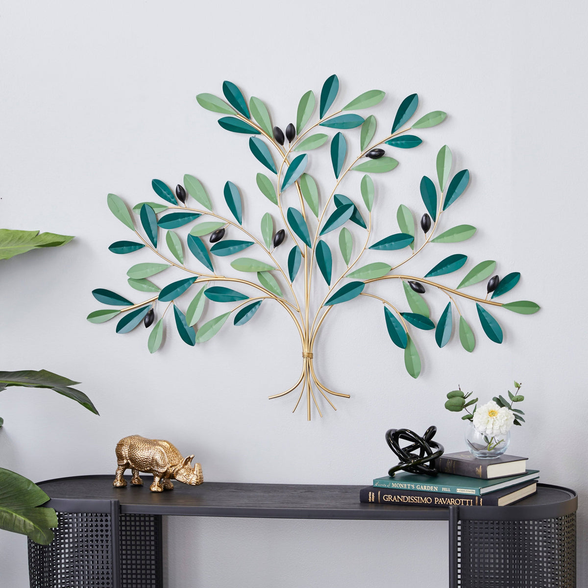 Green Iron Coastal Wall Decor M190424
