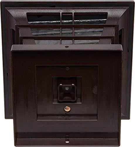 8 Pack 5x5 Solar Powered Post Cap Light with 4x4 Base Adapter (Brown) Q564