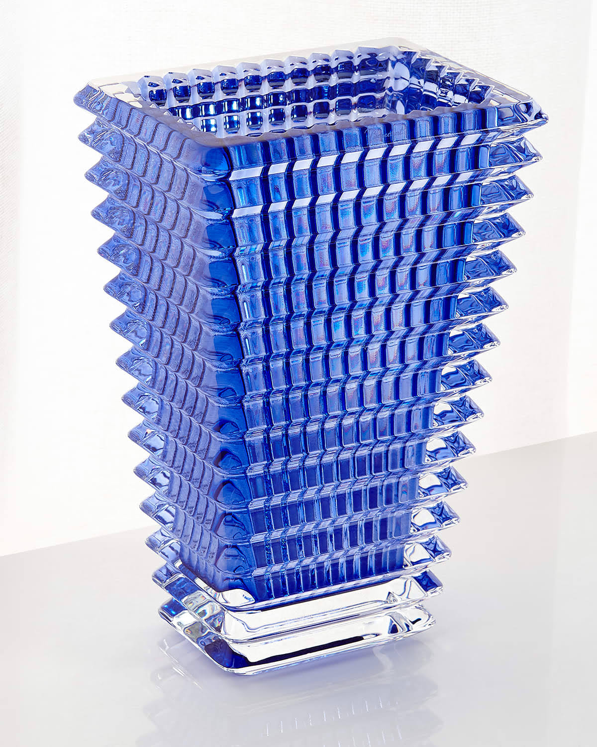 Blue Rectangular Vase U30596