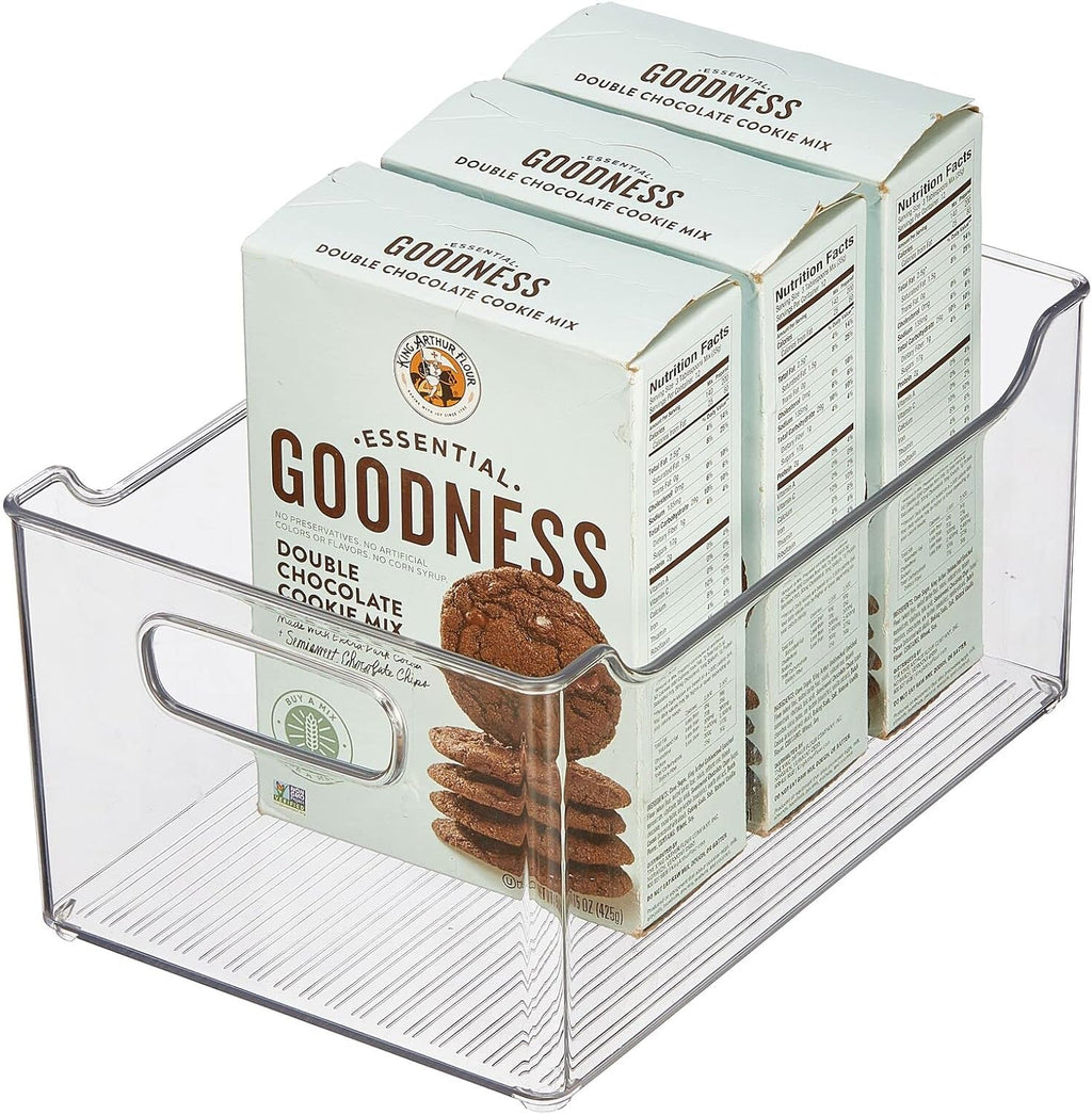 Clear Plastic Storage Bin with Handles R95094