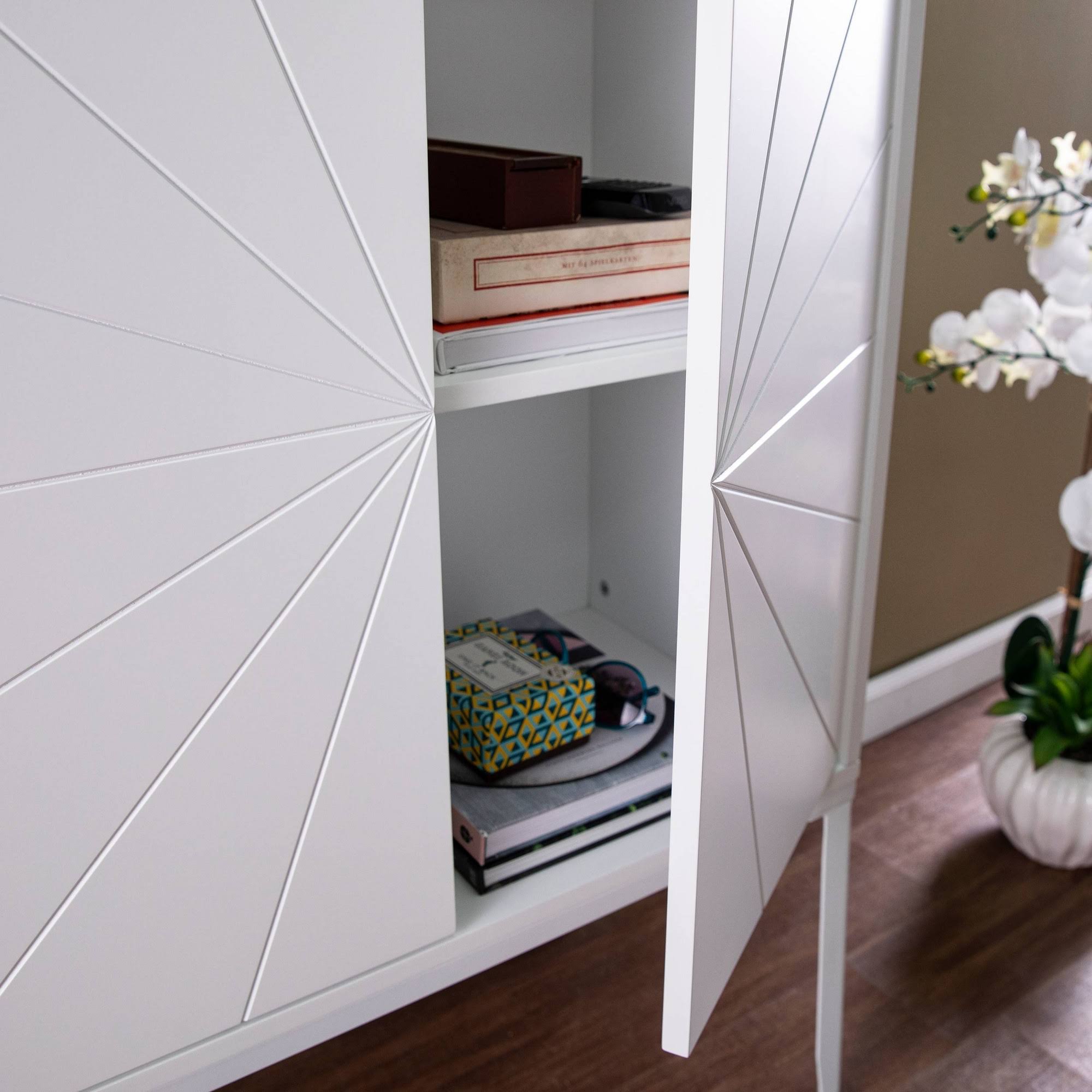 Double Door Storage Cabinet White I87710