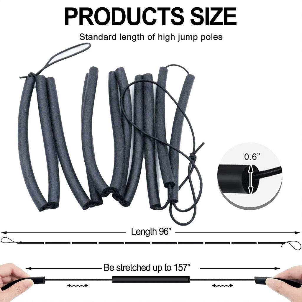 High Jump Bungee Elastic Crossbar Training Equipment I40907