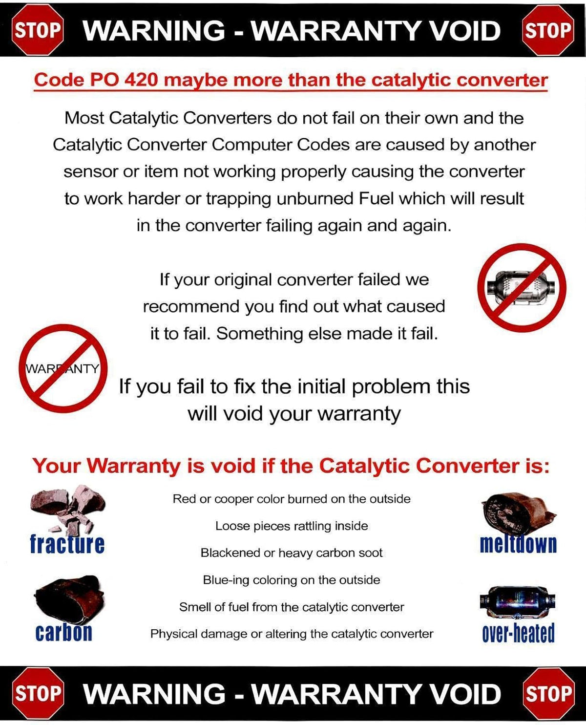 Catalytic Converter With Rear Muffler Exhaust R352404