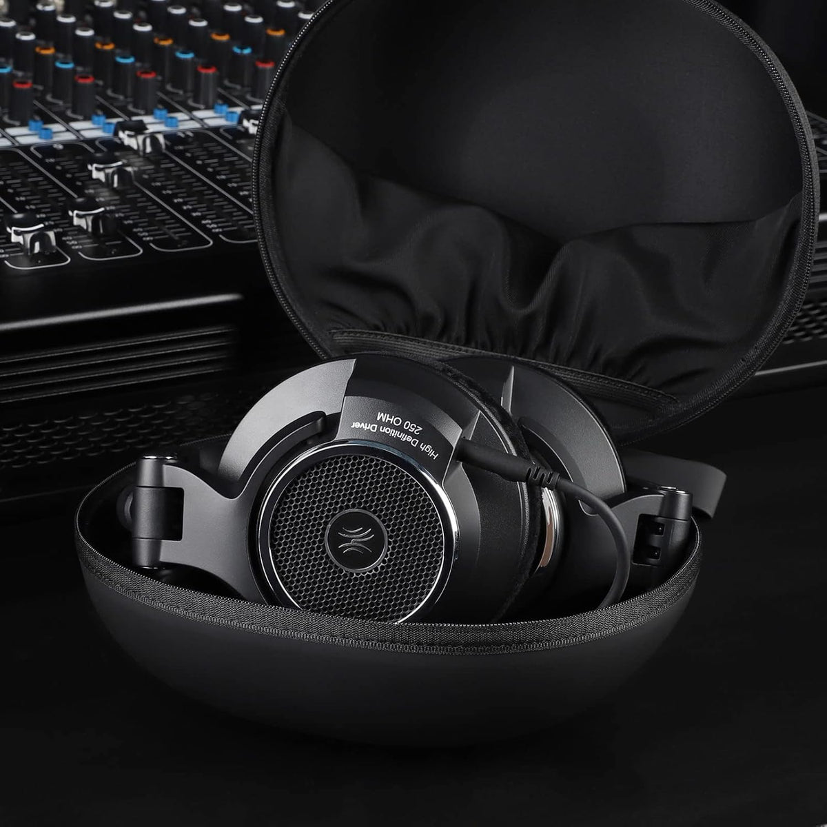 250 Ohm Open Back Studio Headphones with Velour Earmuffs S117