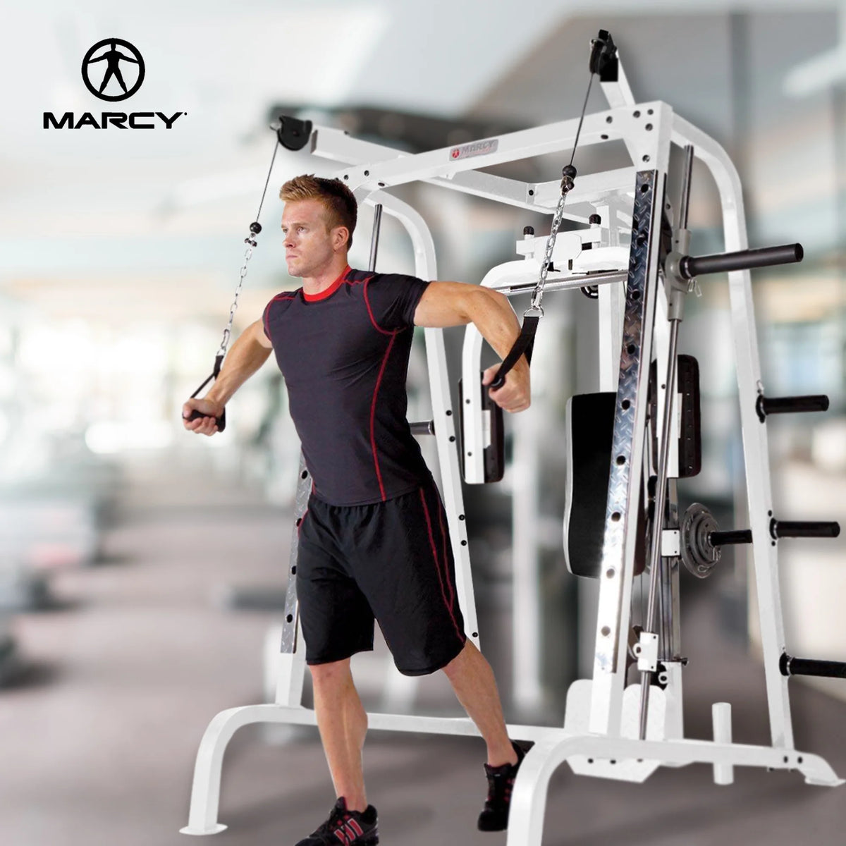 White Smith Cage Workout Machine B71718