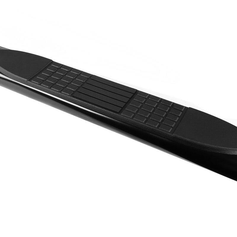 Black Quad Cab Side Step Bars Nerf Running Boards Q56106