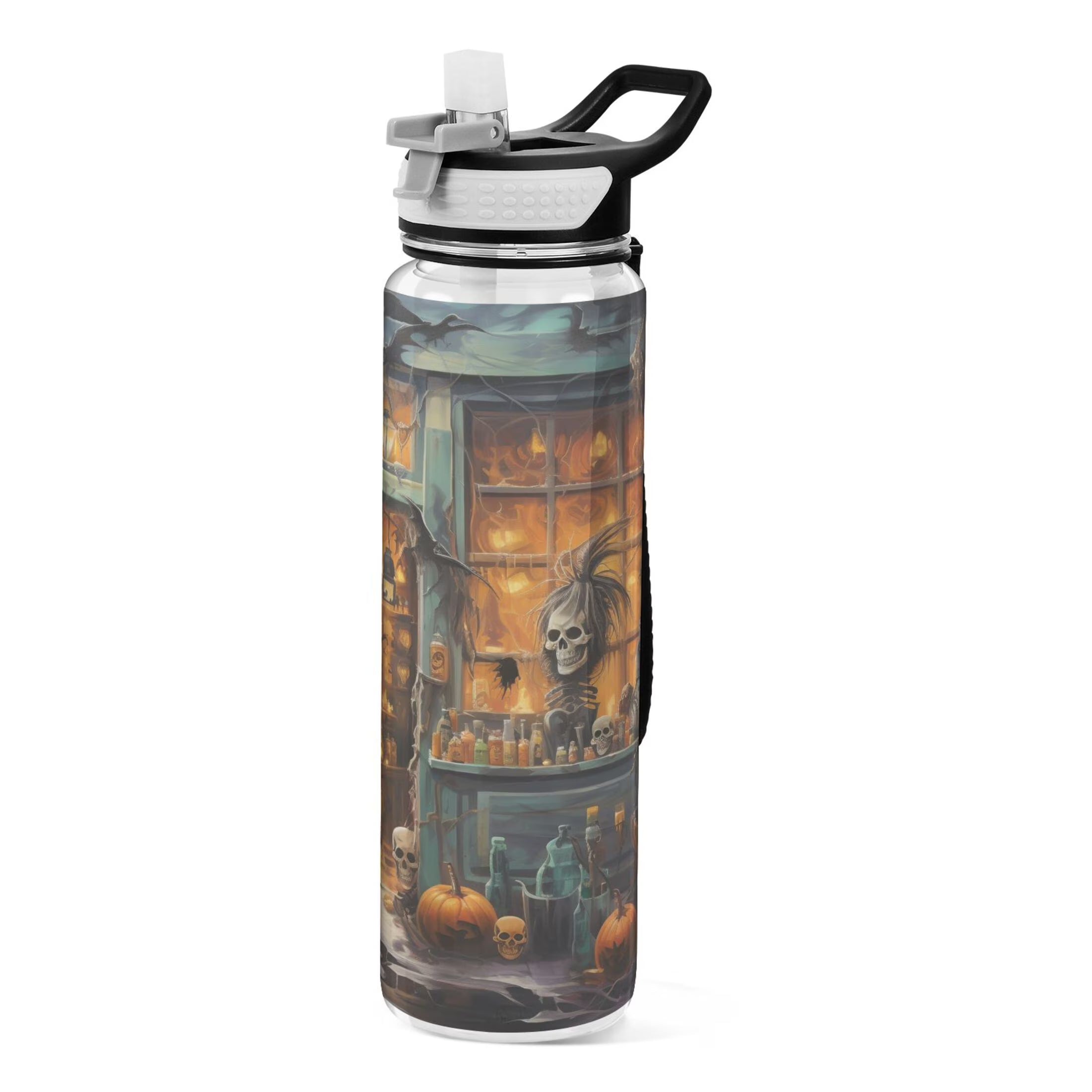 32oz Tritan Leakproof Clear Sports Water Bottle E2821