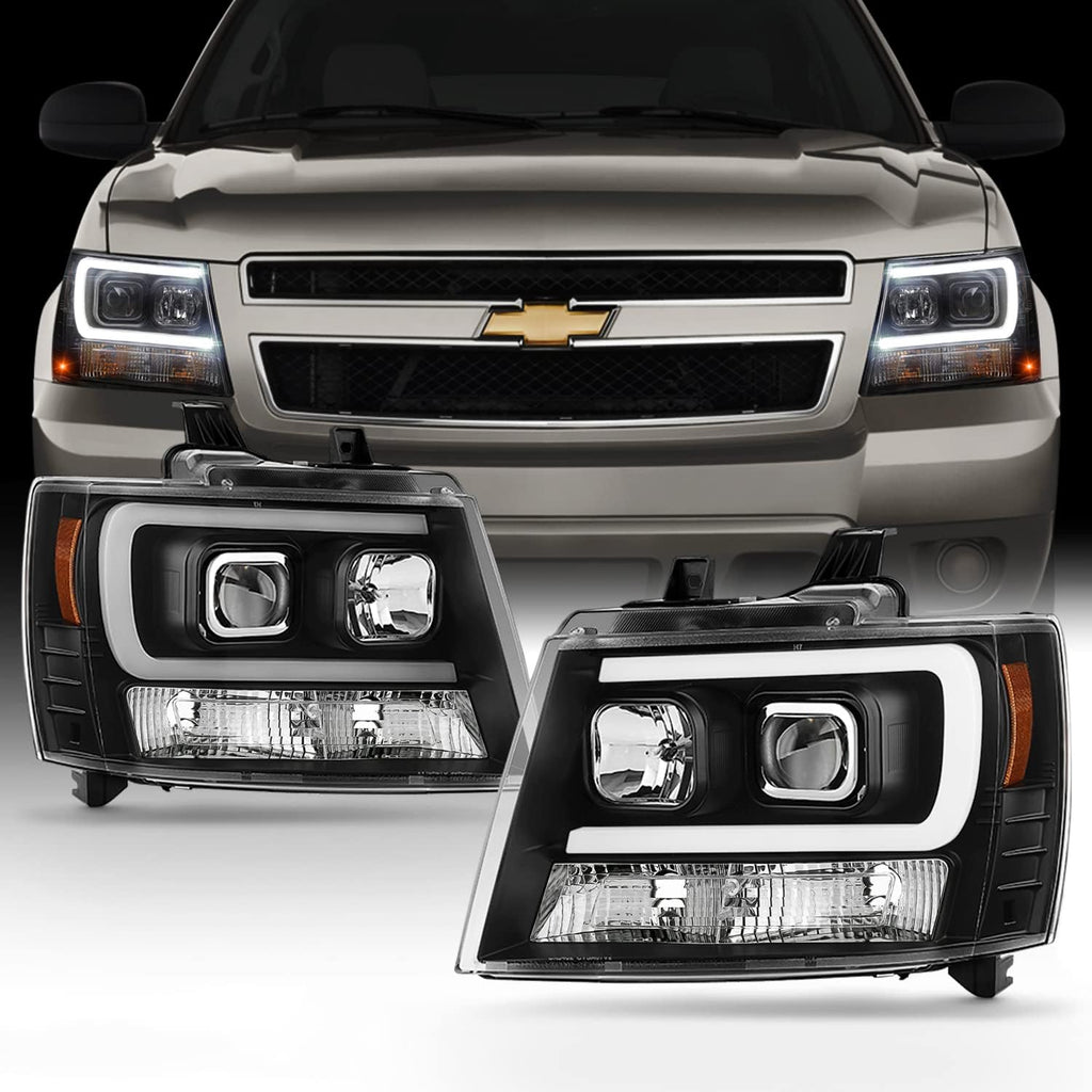 Black Projector LED Headlights Pair K356631