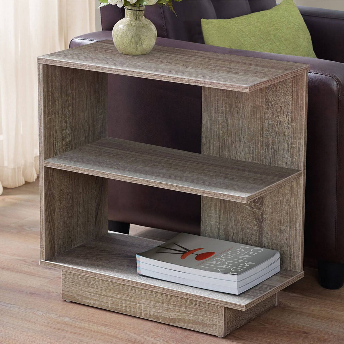 Cappuccino Particle Board Accent Table X8795