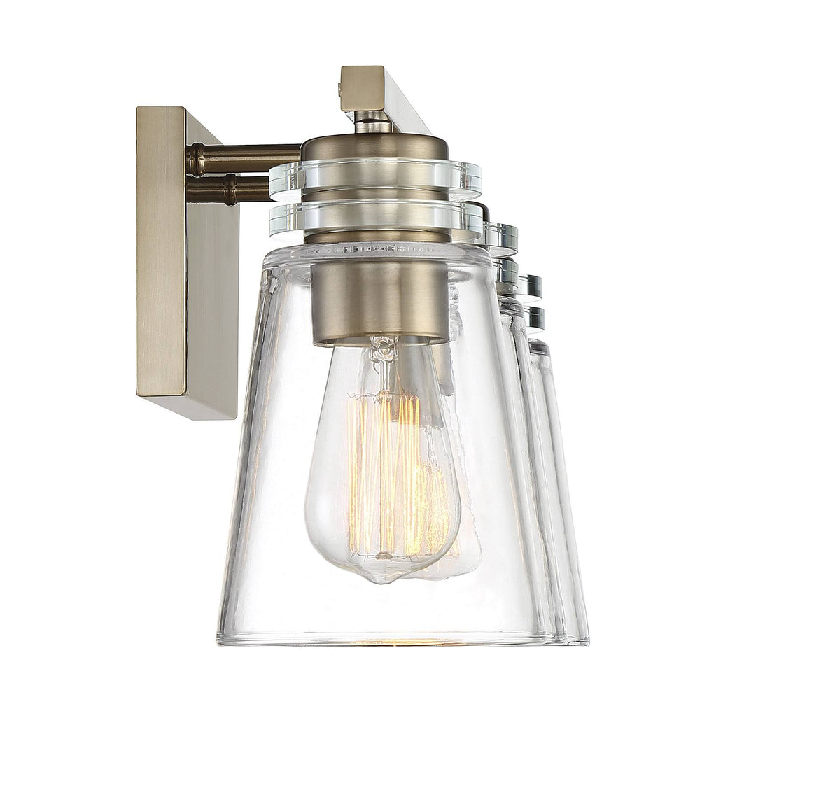 3 Light Noble Brass Bath Bar E8797