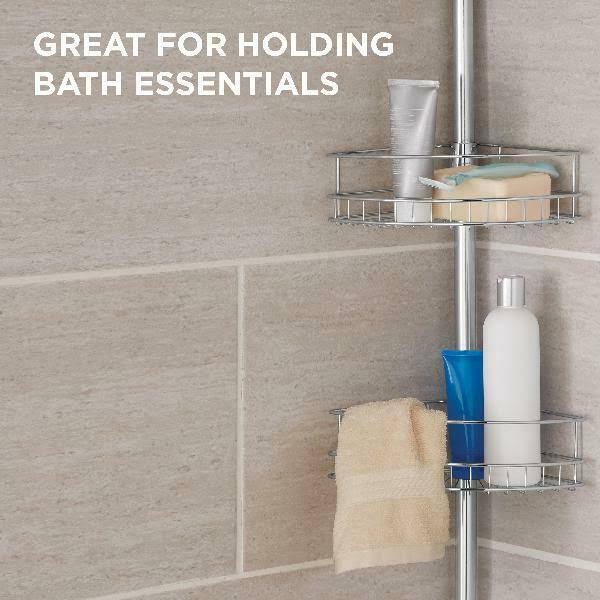Chrome Tension Pole Shower Caddy Z7909