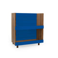 Walnut / Pacific Blue Kids Bookcase Y855064