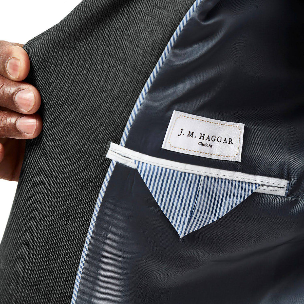 Medium Grey Stretch Suit Coat B269660
