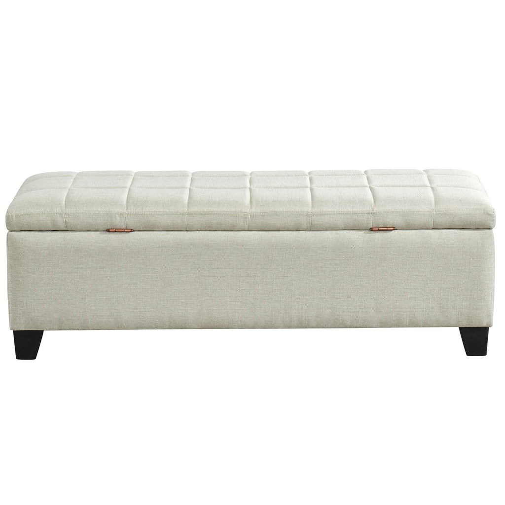 Storage Ottoman Grey Blue P944812