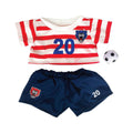 Red Soccer Outfit Teddy Bear Clothes C510