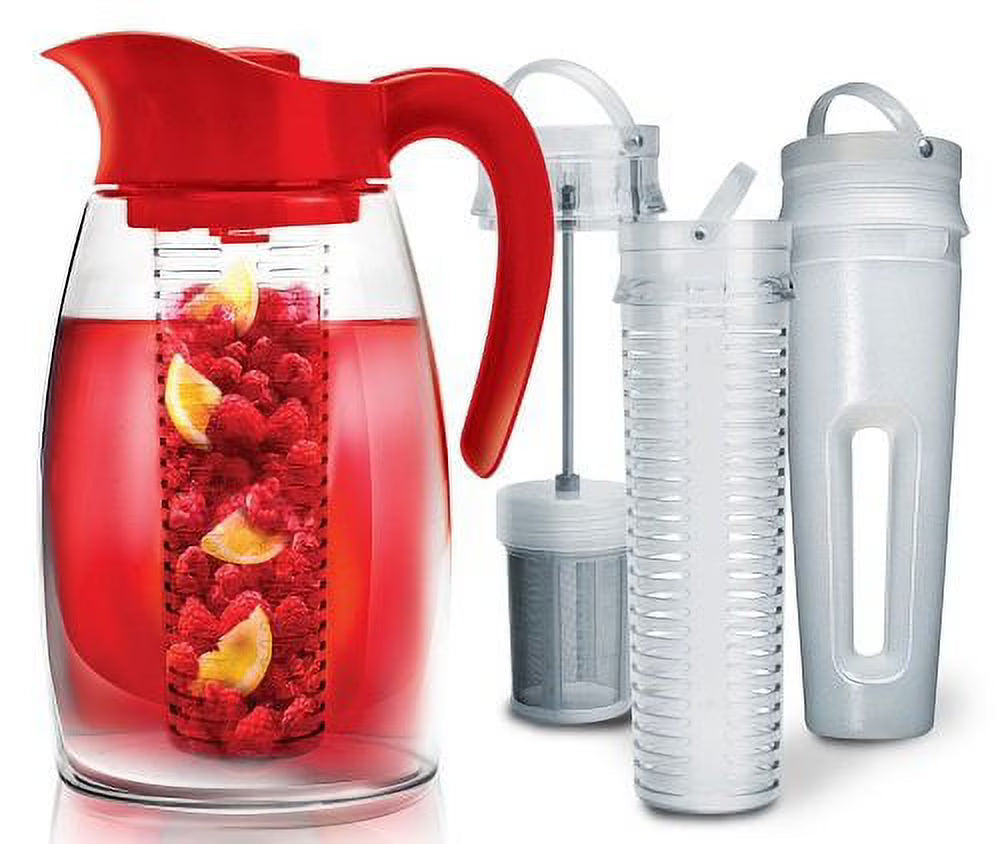 Red 2.9 Qt. Beverage System with Fruit Infusion Core, Tea Infusion Core, and Chill Core T65936