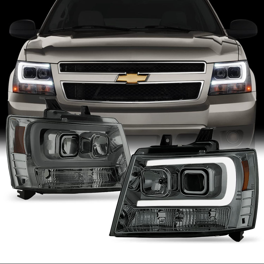 Black Projector LED Headlights Pair K356631