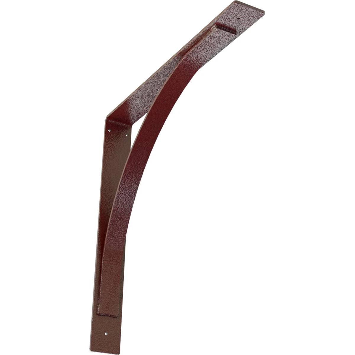 Hammered Bright Red Steel Bracket W138826
