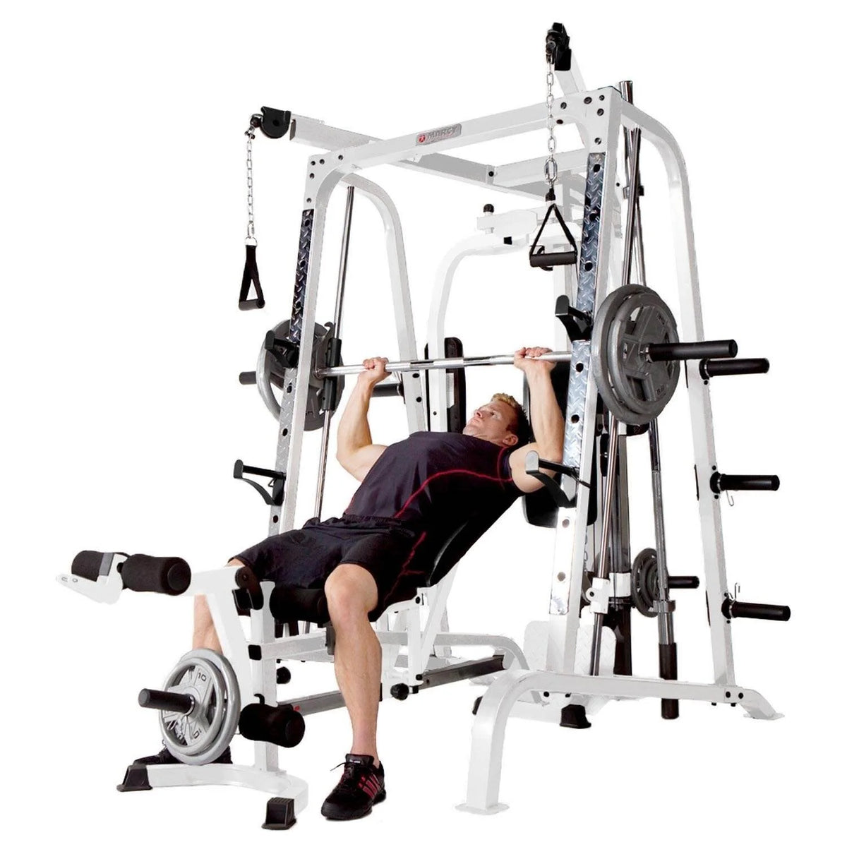 White Smith Cage Workout Machine B71718