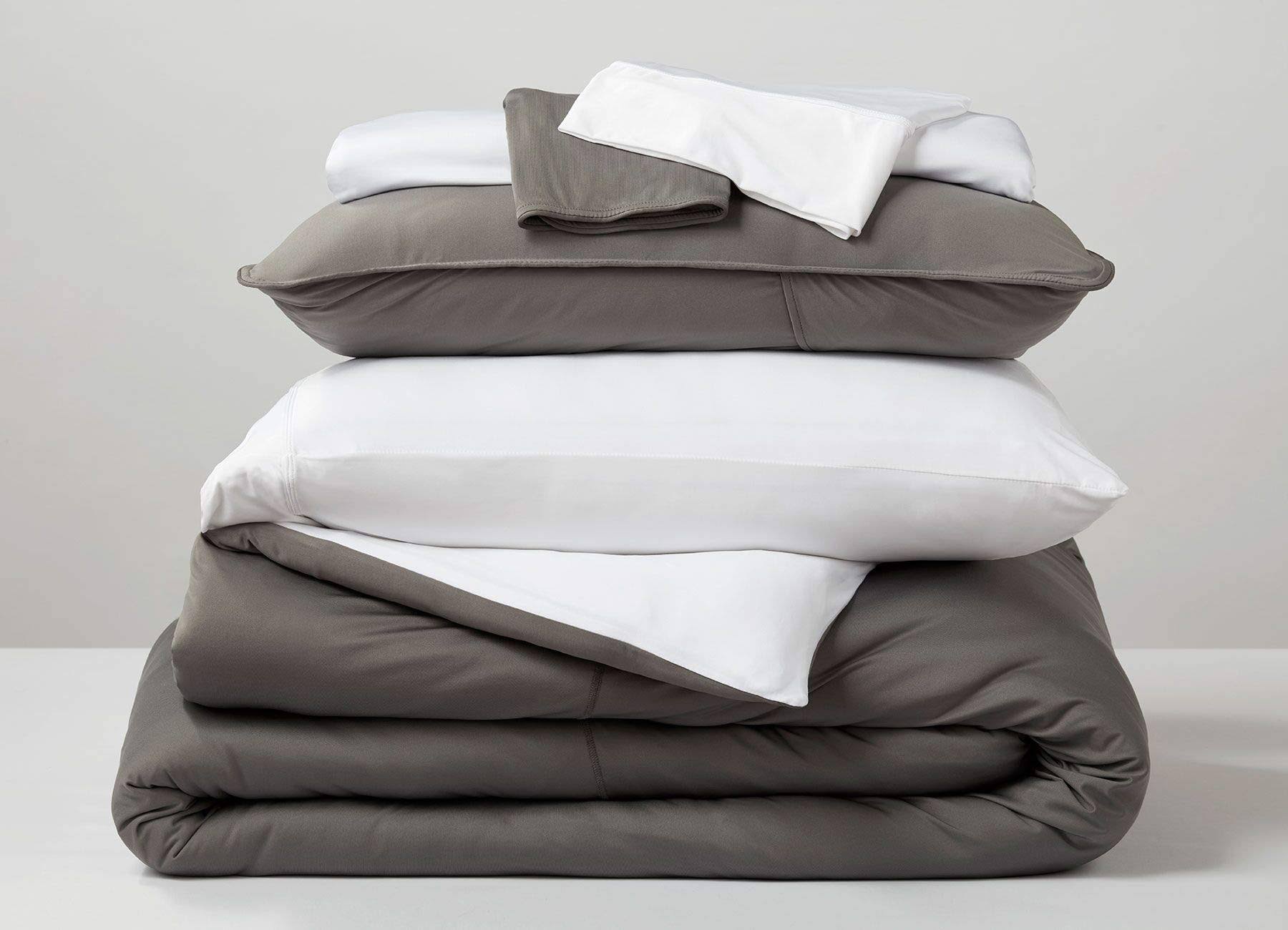 Bright White King/California King Polyester Bedding Set T67952