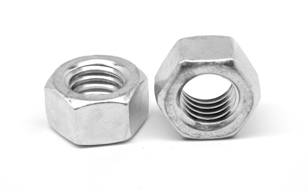 Fine Thread Grade 5 Finished Hex Nut - USA Medium Carbon Steel Zinc Plated X951