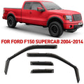 4 Pieces In-Channel Window Deflectors for Ford F150 SuperCab U896